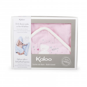 Sortie de bain rose