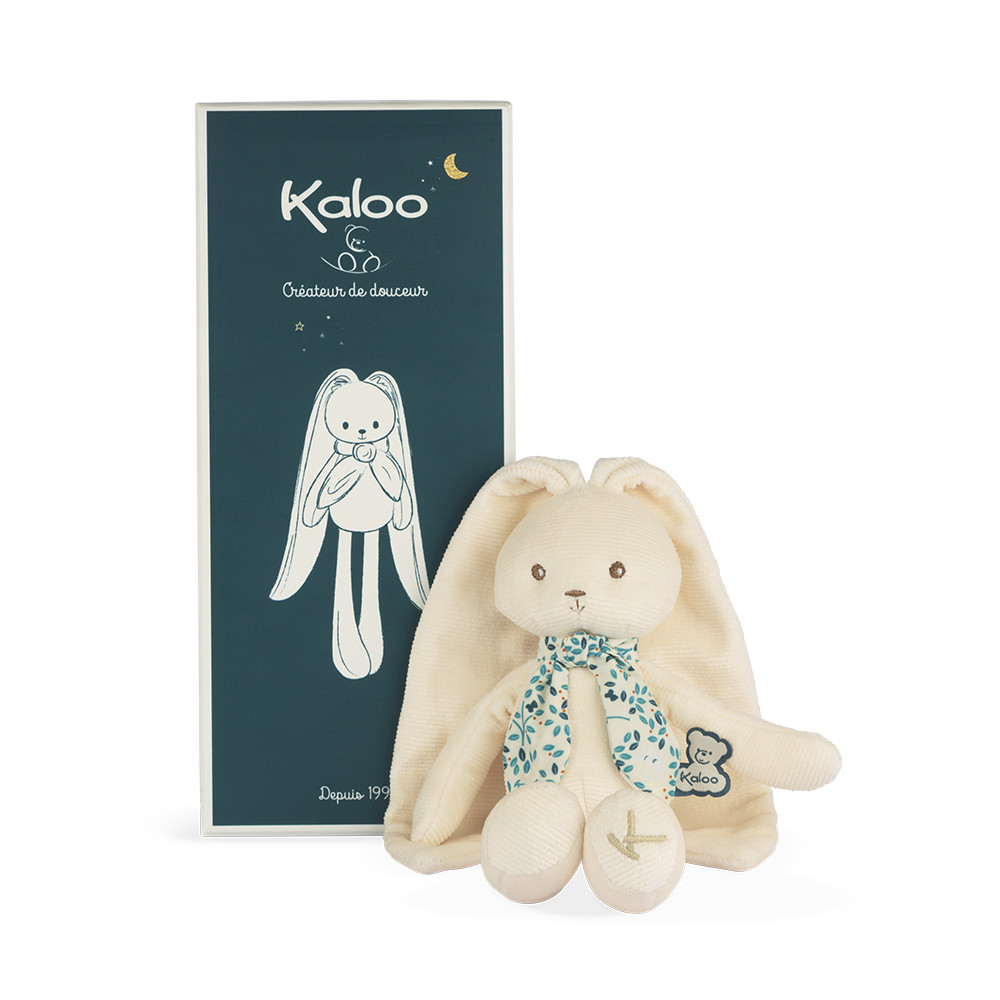 KalOO Bear Patapouf Blue Feather 25 cm - SOS Doudou