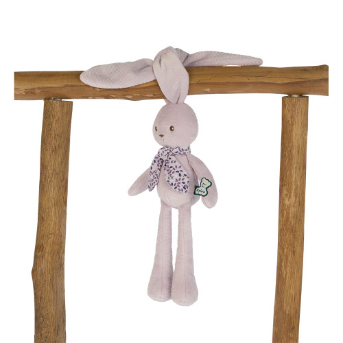 Pantin lapin Rose - 25 cm