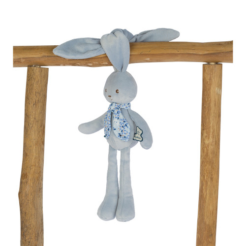 Pantin lapin Bleu - 25 cm