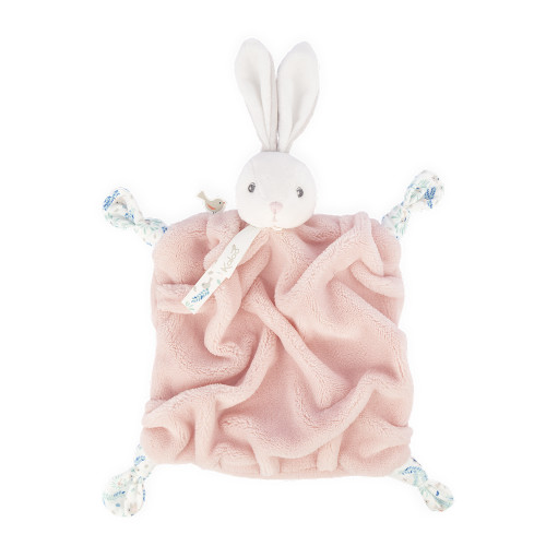 Peluche chauffante pour enfant Lapin rose tout doux