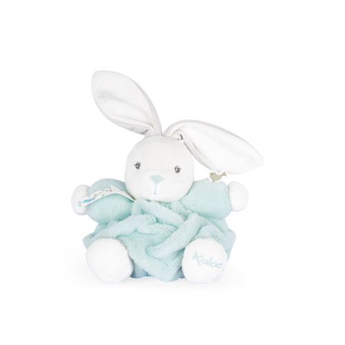 Doudou lapin vert plume Kaloo