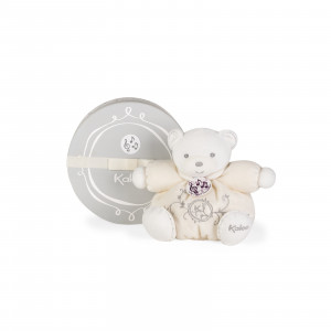 Peluche Patapouf Ourson Musical Crème 18 cm