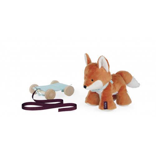 Peluche Renard Paprika à trainer