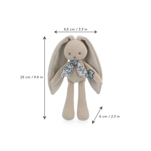 Pantin lapin Lait - 25 cm