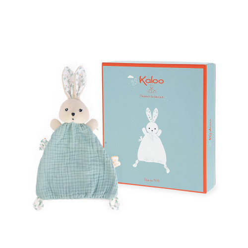 Kaloo - Doudou lapin ptit mec blue denim Doudouplanet, Livraison Gratuite  24/48h