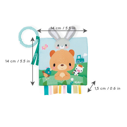 Livre d'éveil bébé - Livre d'activité en tissu pour bébé - Kaloo
