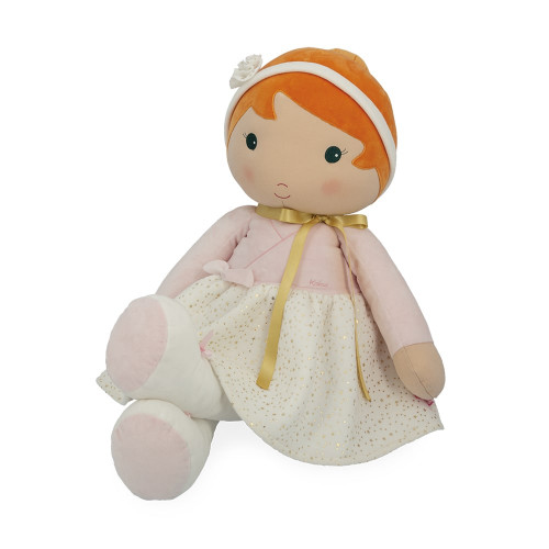 Ma première poupée en tissu Valentine - 80 cm ; Poupée en tissu pour bébé KALOO