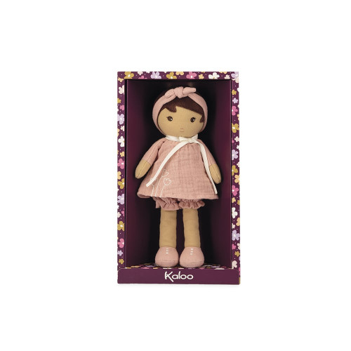 Ma première poupée en tissu Amandine - 25 cm - Poupée en tissu bébé rose KALOO