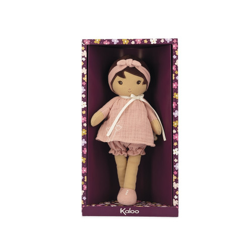 Ma première poupée en tissu Amandine - 32 cm - Poupée en tissu rose bébé KALOO
