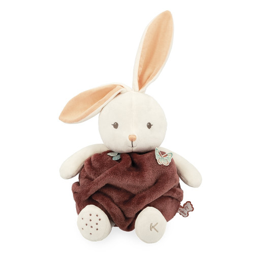 Peluche lapin Bulle d'Amour Cannelle - 30 cm - Lapin en peluche marron bébé KALOO