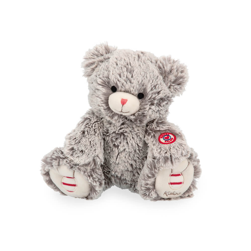 Ours en peluche bébé - Peluche ours gris Rouge Kaloo