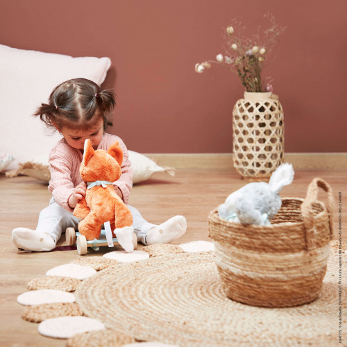 Peluche Renard Paprika à trainer