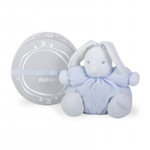 Peluche Patapouf Lapin Bleu 25 cm