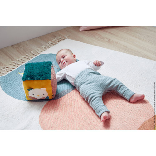 Jouet Bebe 1 an, 7 in 1 Jouet Sensoriel pour Bebe, Cube d'activité