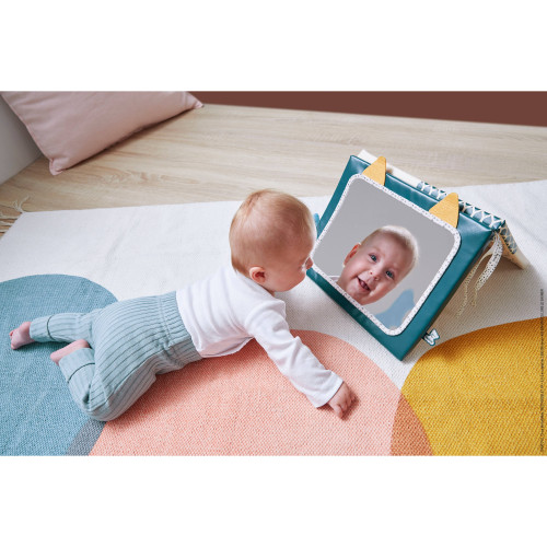 Vicloon Miroir pour Bébé avec Livre Pétrissant, avec Miroir