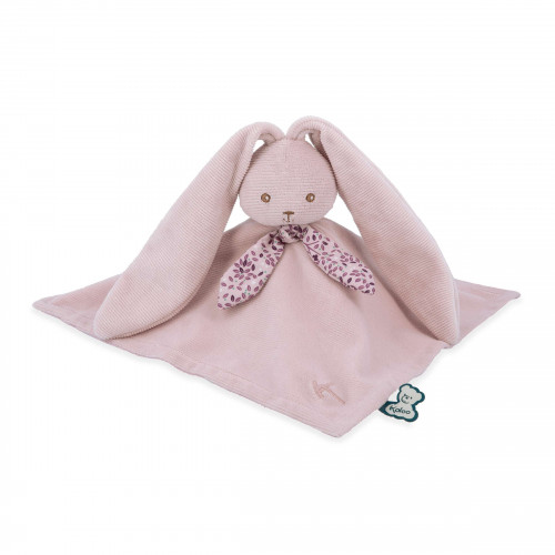 Doudou lapin Rose - Lapinoo 30 cm, doudou rose Lapinoo pour bébé dès la naissance KALOO