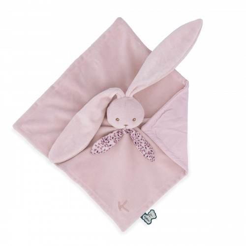 Doudou lapin Rose - Lapinoo 30 cm, doudou rose Lapinoo pour bébé dès la naissance KALOO