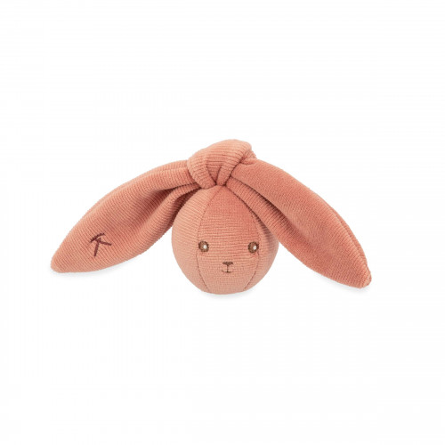 Hochet lapin Terracotta - Jouet d'éveil sensoriel pour bébé, KALOO