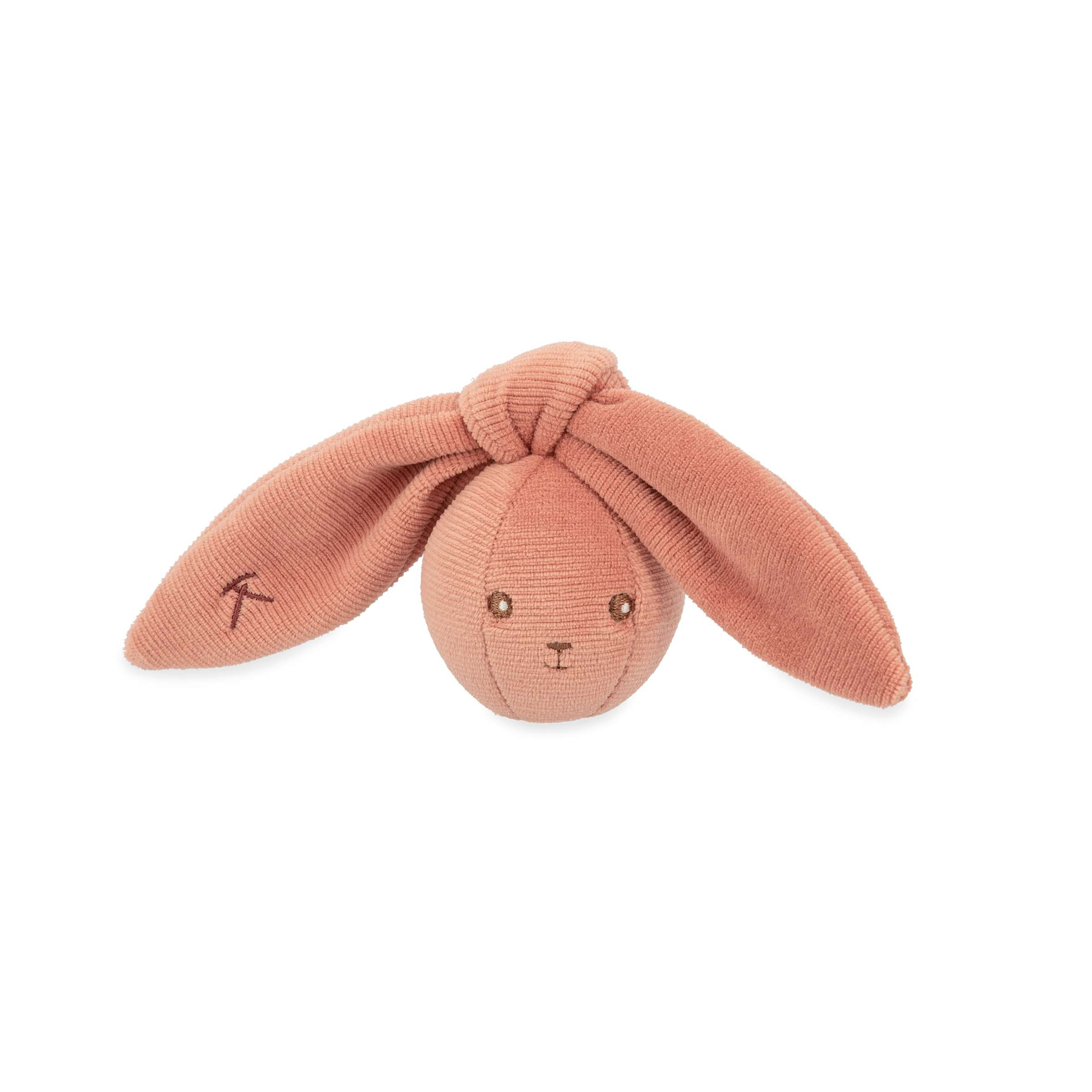 Rabbit Rattle Ball Terracotta