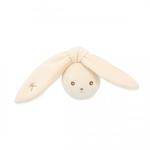 Hochet lapin Crème, balle hochet en peluche lapin pour bébé dès la naissance - Lapinoo KALOO