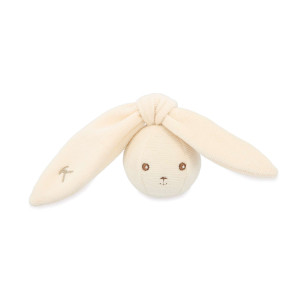 Hochet lapin Crème, balle hochet en peluche lapin pour bébé dès la naissance - Lapinoo KALOO