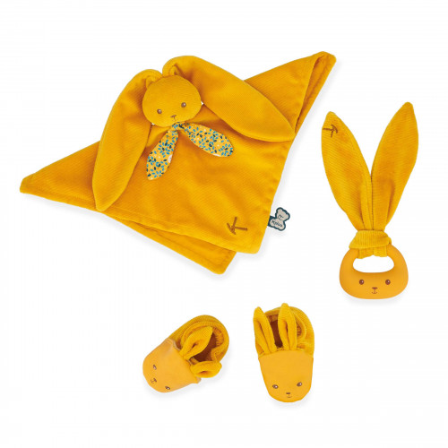 Coffret cadeau de naissance pour bébé, couleur Ocre - Lapinoo KALOO