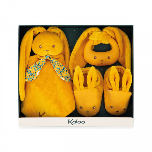 Coffret cadeau de naissance pour bébé, couleur Ocre - Lapinoo KALOO