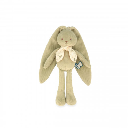 Pantin lapin Vert - 25 cm, peluche lapin pour bébé dès la naissance - Lapinoo KALOO