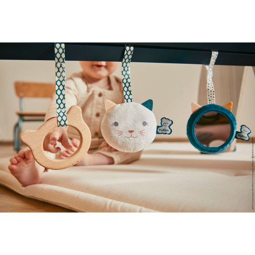 Jouets sensoriels à suspendre (Set de 3) - Jouet d'éveil bébé, KALOO