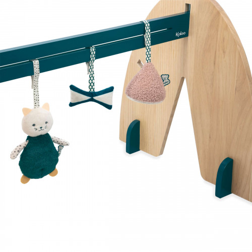 Arche d'éveil pour bébé, portique d'activité bois - Jouet éveil KALOO