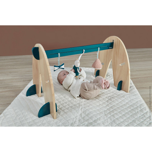 ARCHE D'ACTIVITÉ MONTESSORI Bébé Portique En Bois EUR 74,95