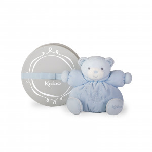 Peluche P'tit Ourson Bleu 18 cm