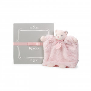 Ours Doudou Marionnette Rose 20 cm