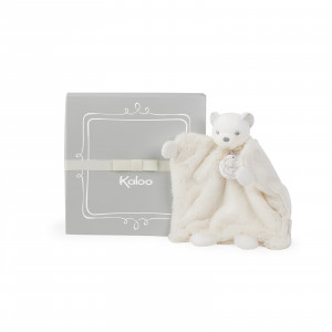 Ours Doudou Marionnette Crème 20 cm