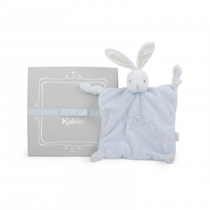 Doudou Lapin Bleu 20 cm