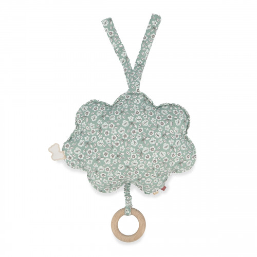 Coussin musical "Une souris verte" - Boite à musique bébé comptine KALOO