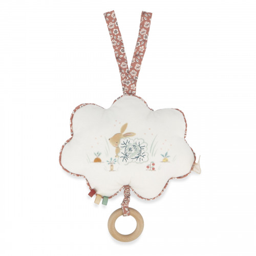 Coussin musical "Mon petit lapin" - Boite à musique bébé comptine KALOO