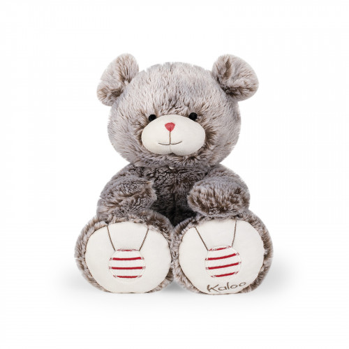 Peluche Ours Gris Prestige 38 cm