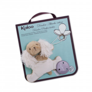 Caramel Chiot Doudou Attache-tétine