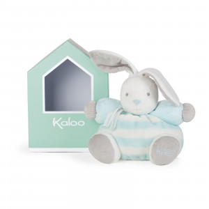 Peluche Patapouf Lapinou Aqua et Crème 25 cm