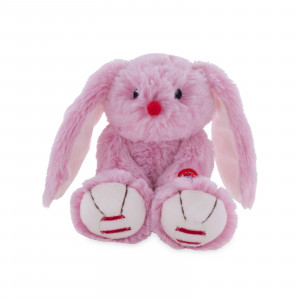 Peluche Petit Lapin Rose 19 cm