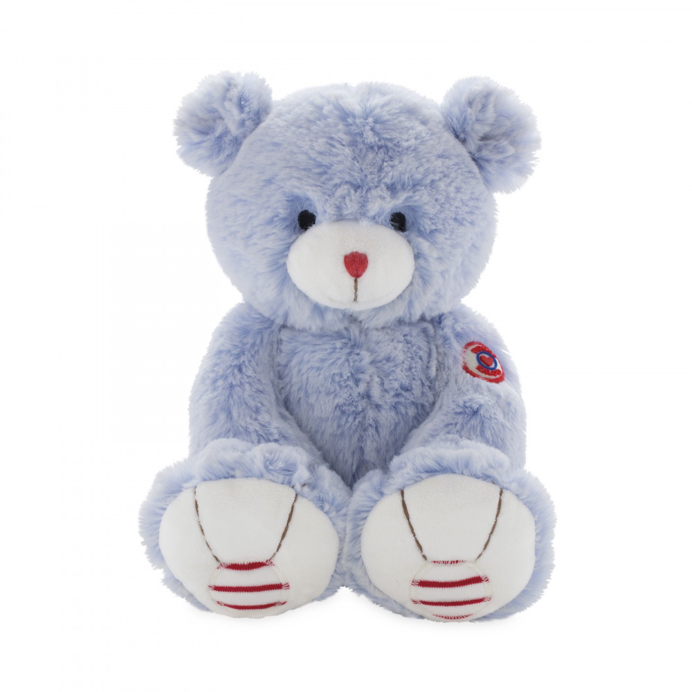 peluche ours bleu
