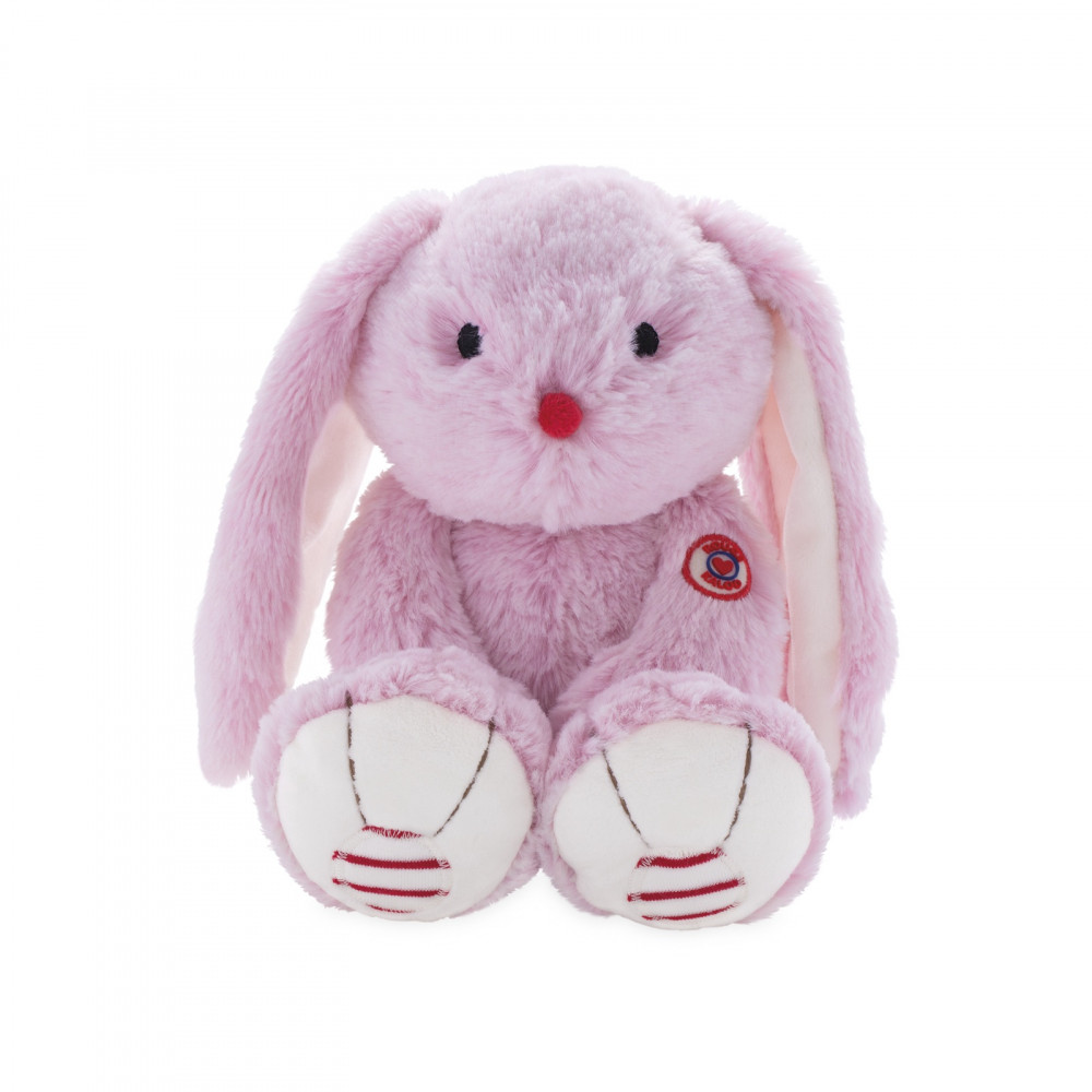 lapin rose peluche