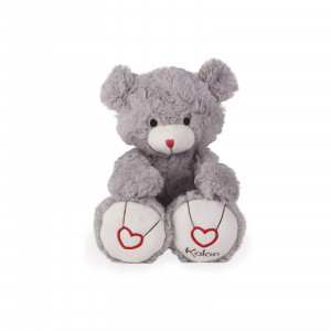 Peluche Ours Gris 31 cm