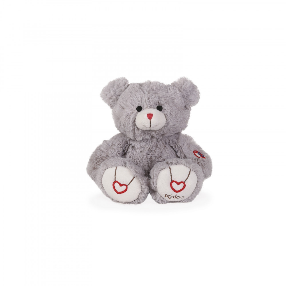 peluche ours gris
