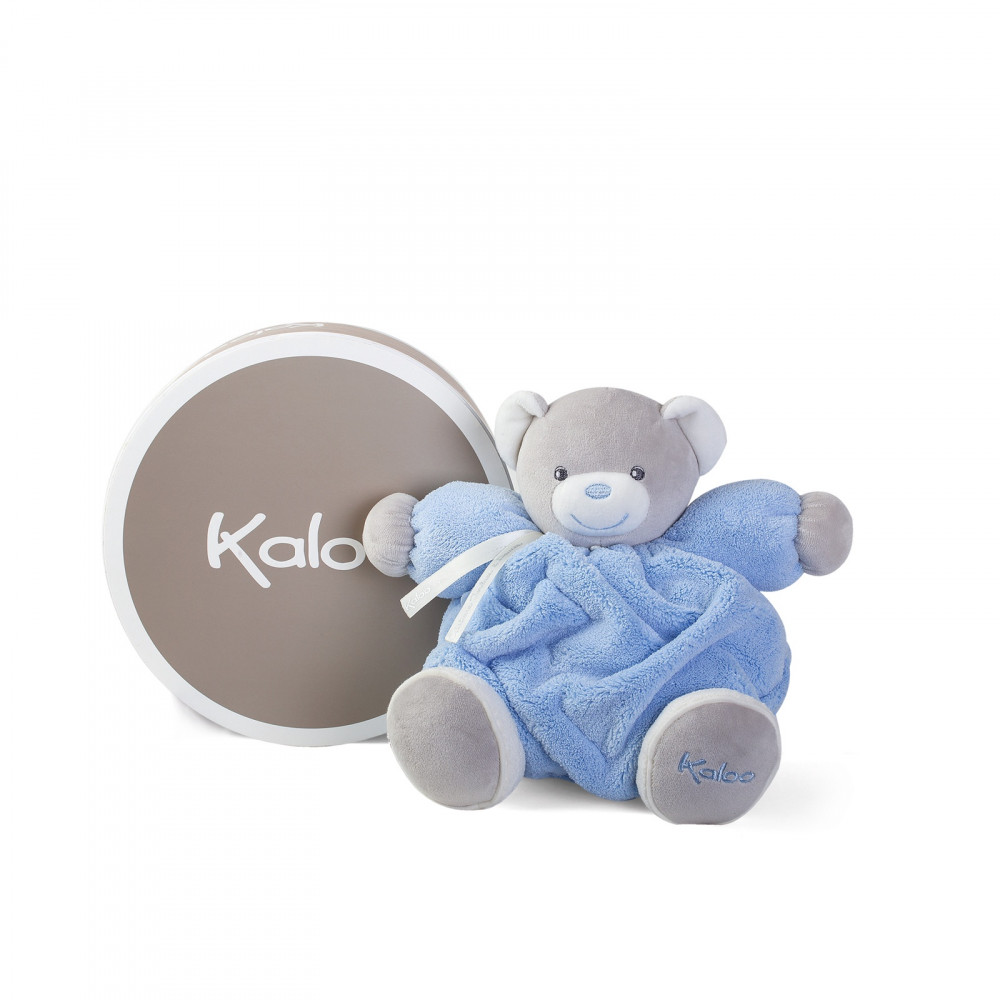 Chubby Bear Soft Toy 25 cm / 9.9'', Blue