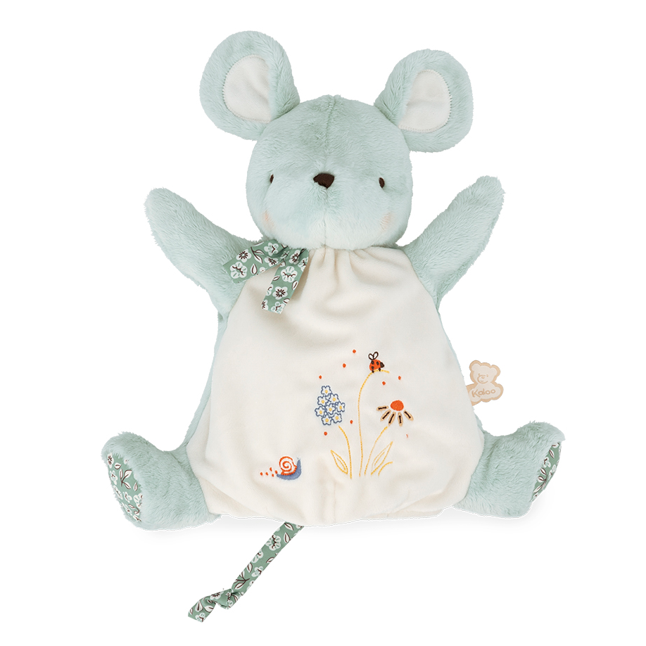 Doudou Lapin marionnette luminescent Imagine rose KALOO en 2023