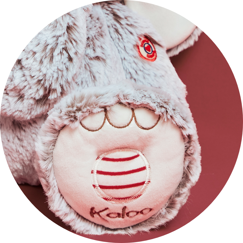 Ours en peluche musical - Peluche bébé Rouge Kaloo