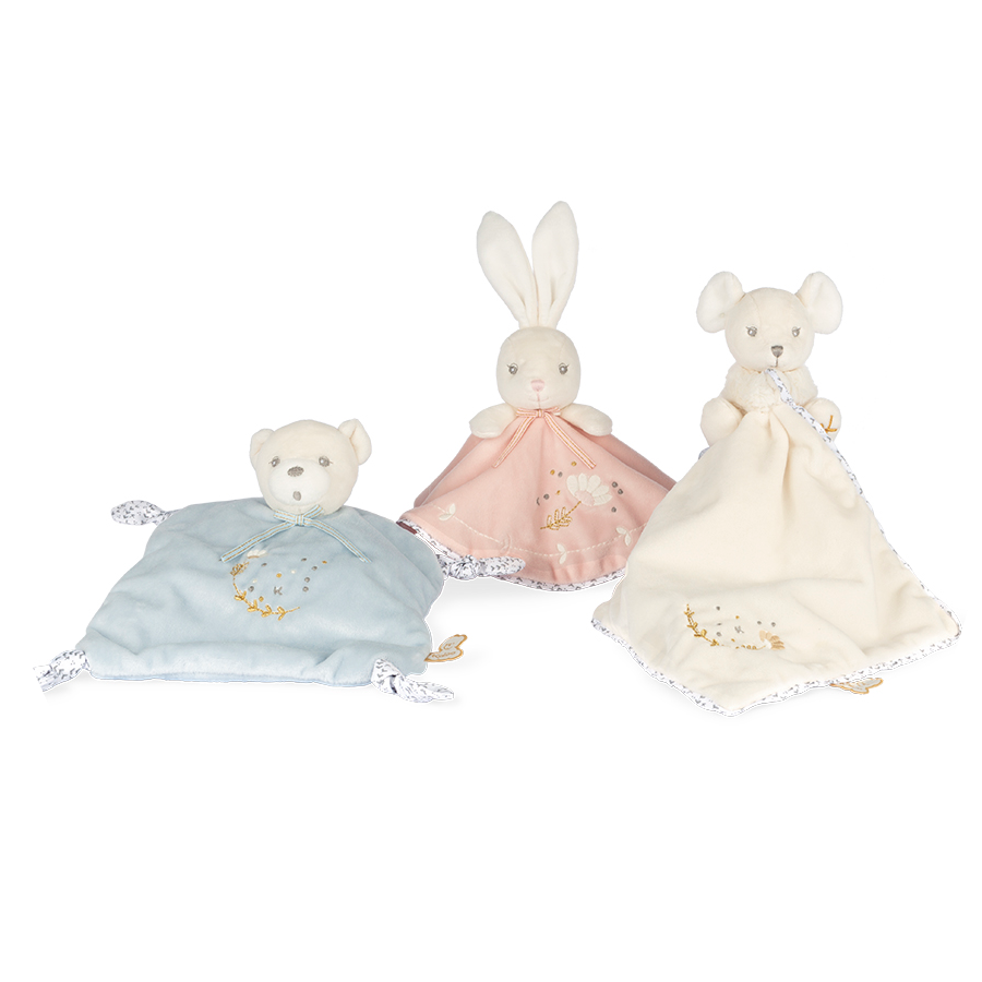 Perle doudou rond Lapin Rose de Kaloo, Doudous : Aubert